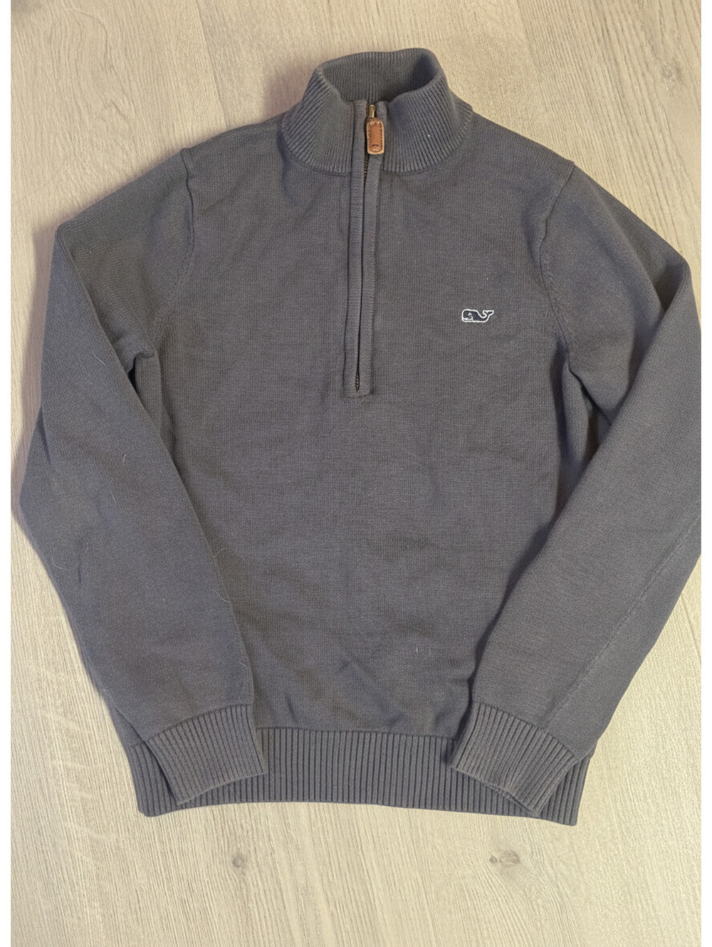 Vineyard Vines Boy’s Pullover Half Zip Sweater Navy Regular M